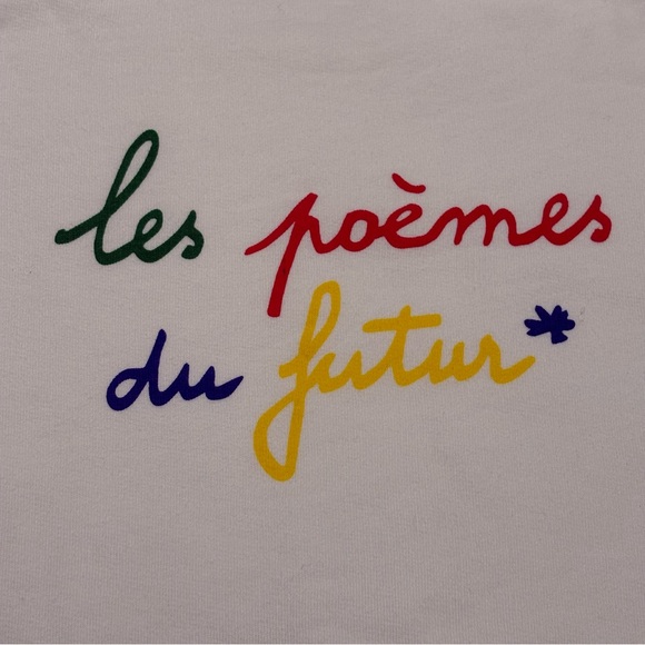 Sézane x JCC Castelbajac Les Poèmes du Futur sweatshirt - Picture 4 of 14